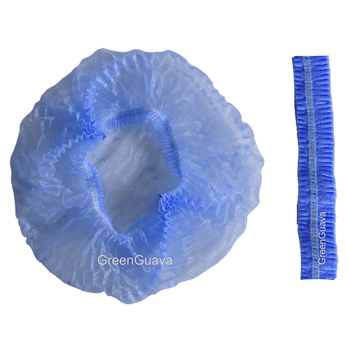 Green Guava Bouffant Head Cap - Vitalticks PVT LTD