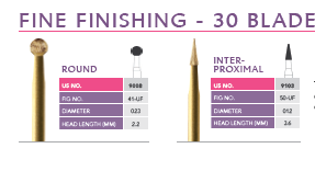 Prima Dental Fine Finishing - 30 Blade