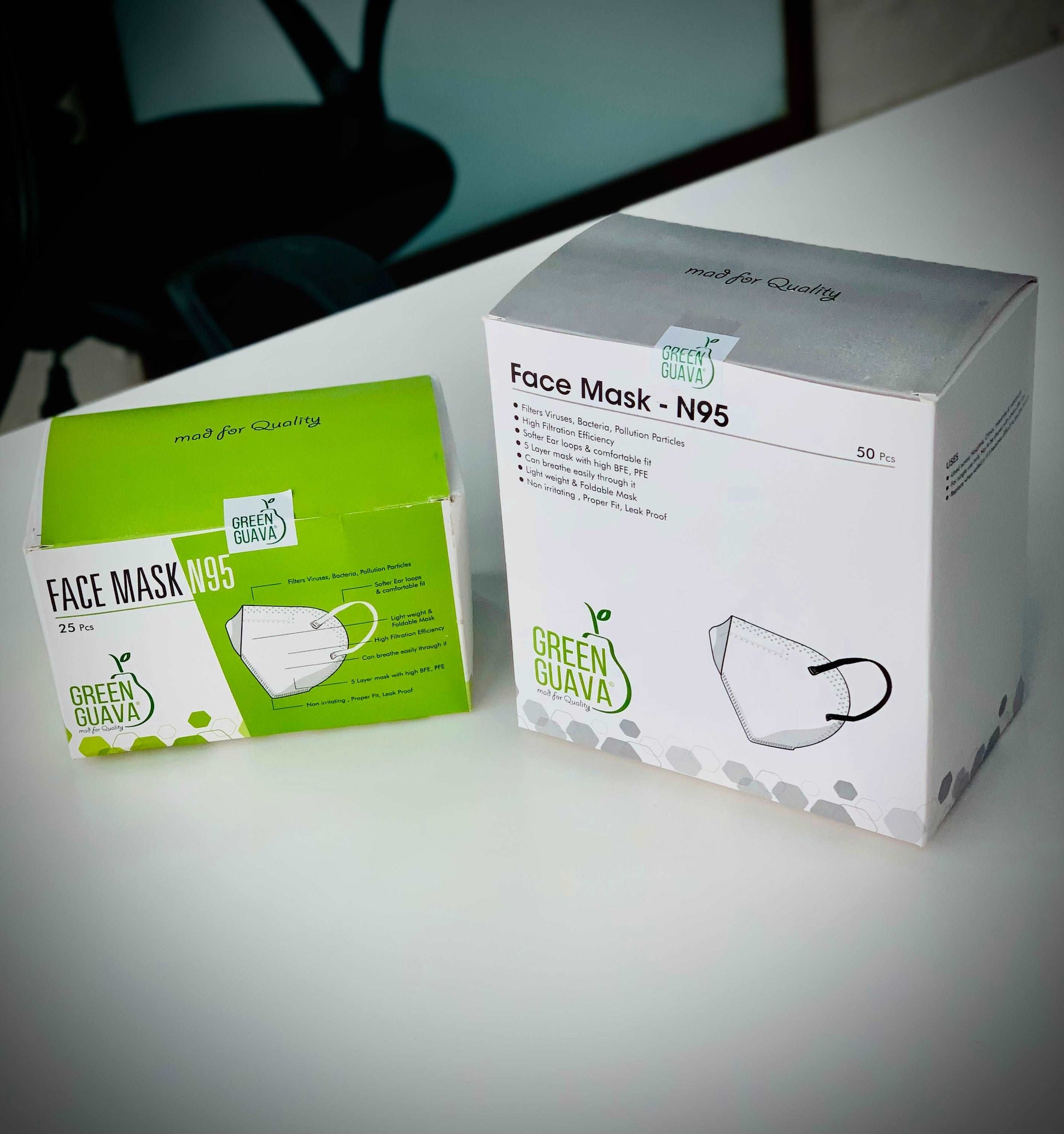 Green Guava N95 Mask - Vitalticks PVT LTD