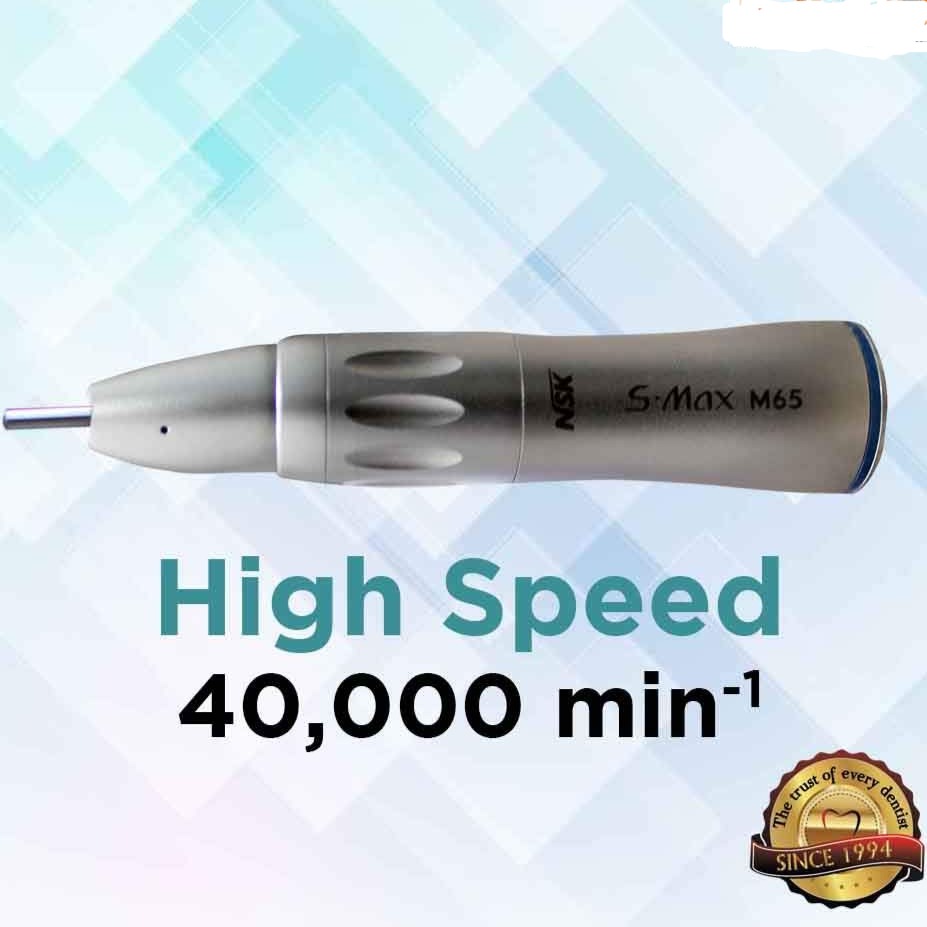 NSK M65 Low Speed Motor Driven Straight Hand-Piece with Internal Spray - Vitalticks PVT LTD