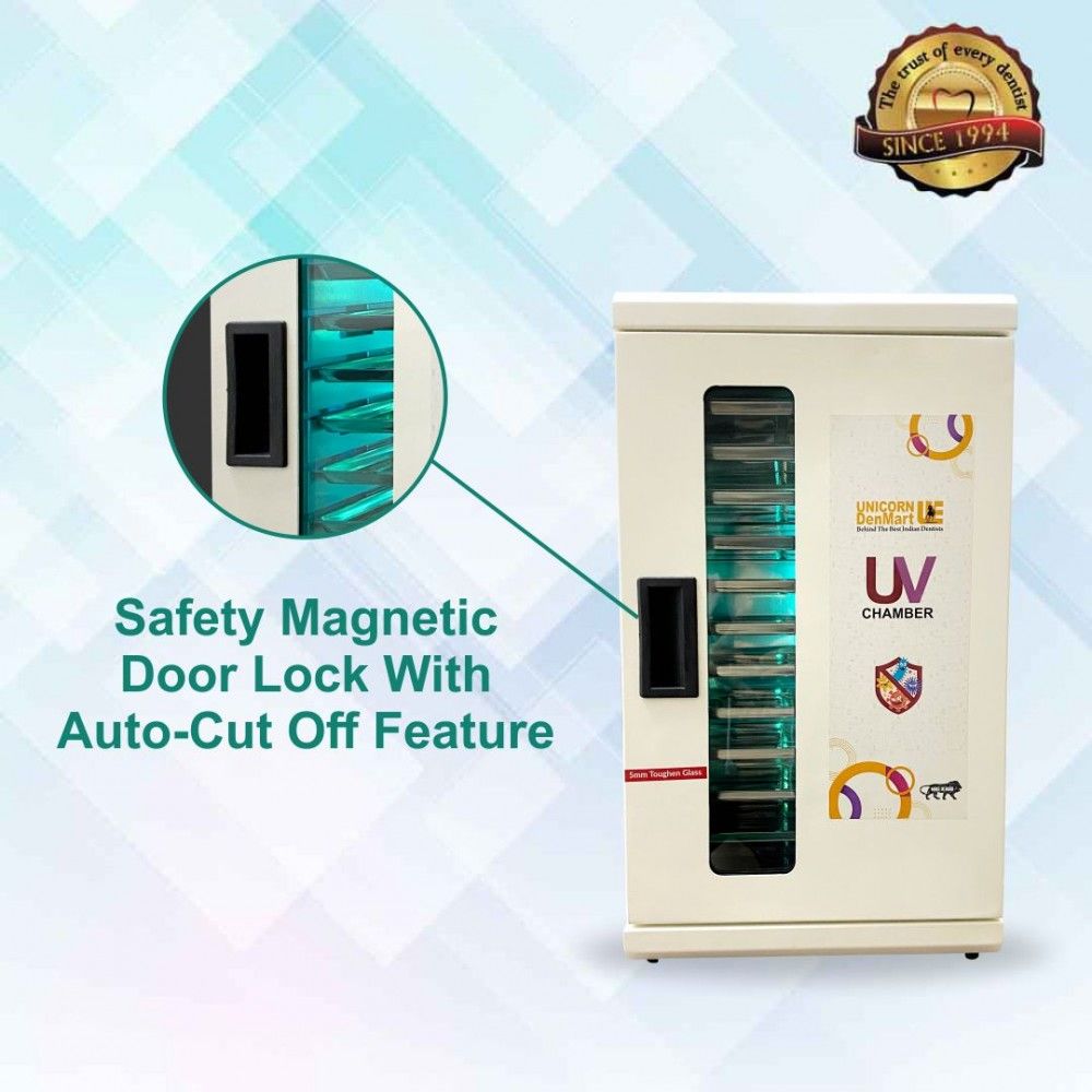 Unicorn Ultraviolet (UV) chamber with 12 SS trays - Vitalticks