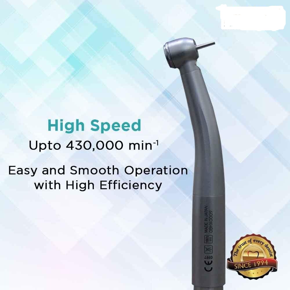 NSK Dyna-LED High Speed Air Rotor Hand-Piece (Standard Head 2 Hole) - Vitalticks PVT LTD