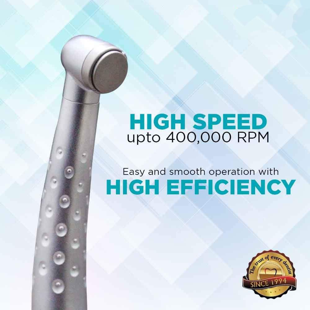 Tornado High Speed Air Rotor Hand piece (Super Torque Push Button) - Vitalticks PVT LTD
