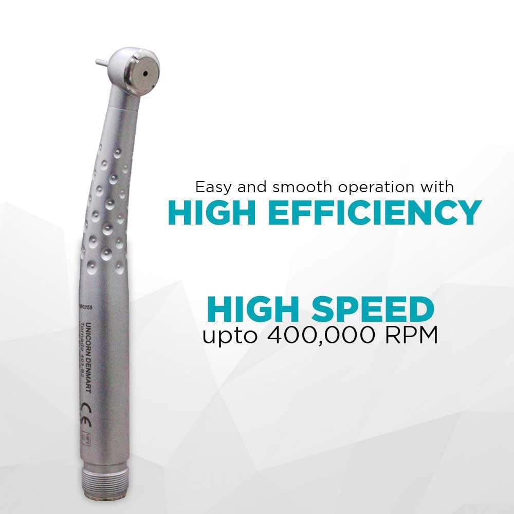 Tornado Super Torque Head High Speed Air Rotor Hand Piece - Vitalticks PVT LTD