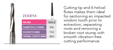 PRIMA DENTAL SURGICAL BURS