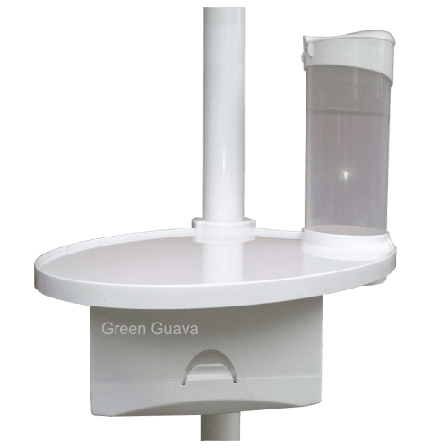 Green Guava Utility Tray With Cup and Napkin Dispenser - Vitalticks PVT LTD