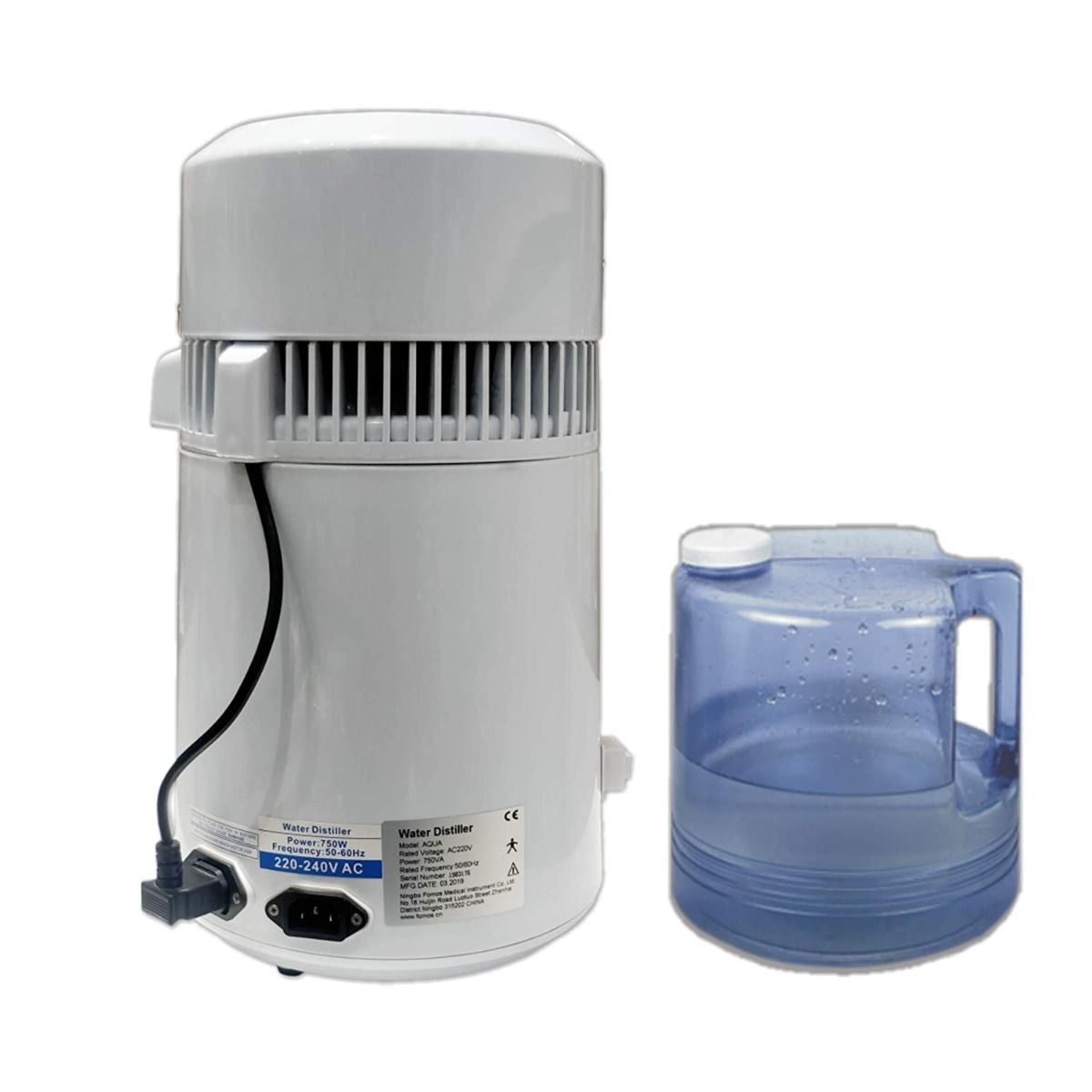 Fomos Aqua Water Distiller for Dental and Multipurpose Use - Vitalticks