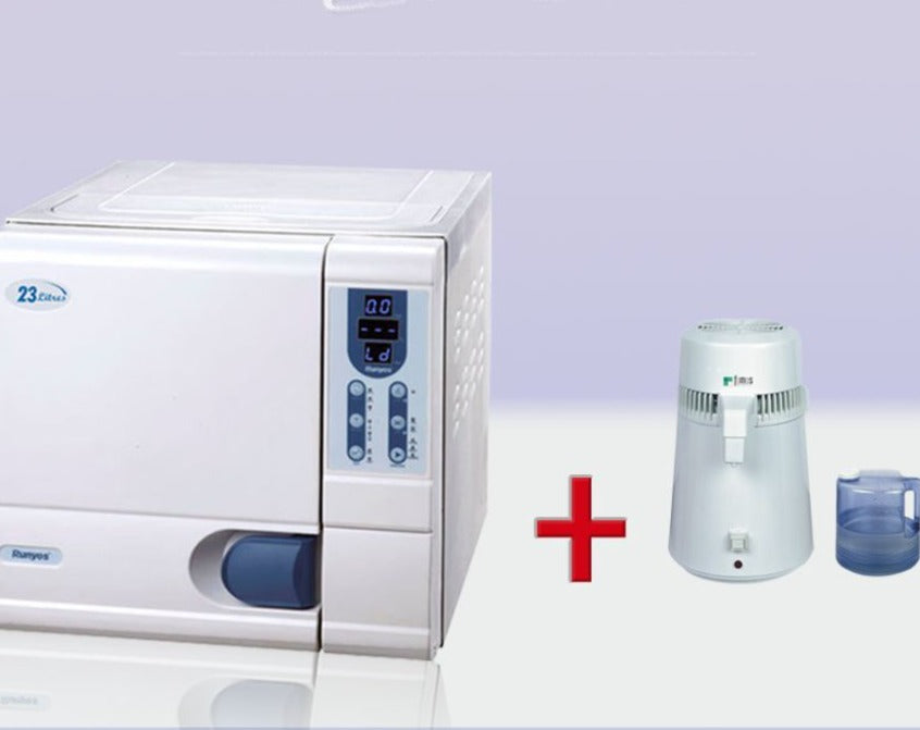 Runyes Autoclave - Class B (FENG 23 ltr) with Water Distiller - Vitalticks