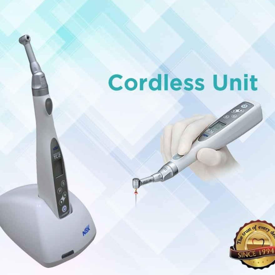 NSK EndoMate TC2 Cordless Endodontic Micromotor with Torque Control and Auto Reverse - Vitalticks