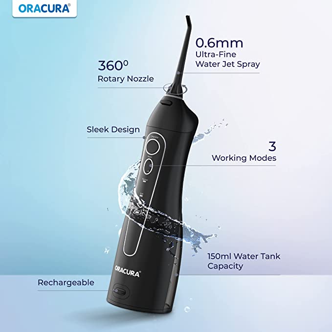 ORACURA® Smart Water Flosser OC001 with Protective Case - Vitalticks PVT LTD