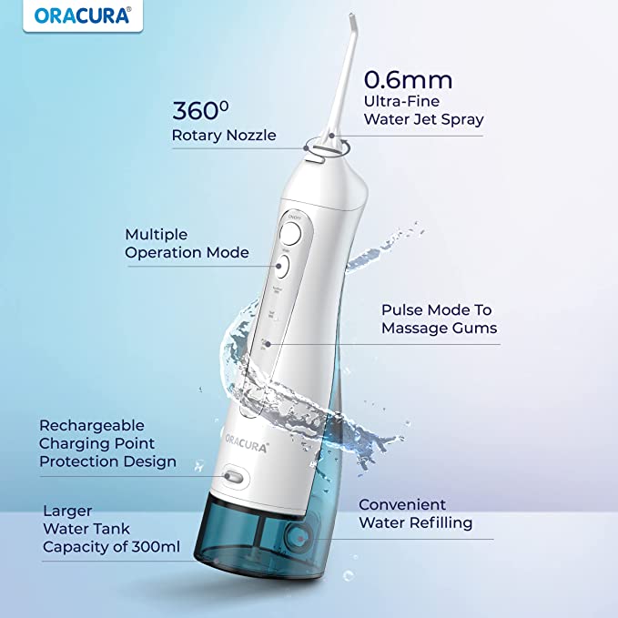 ORACURA Smart Water Flosser OC100 - Vitalticks PVT LTD
