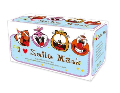 Denmax Smile Face Mask in Assorted Premium Designs - 48 Pcs - Vitalticks PVT LTD