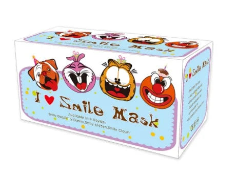 Denmax Smile Face Mask in Assorted Premium Designs - 48 Pcs - Vitalticks PVT LTD
