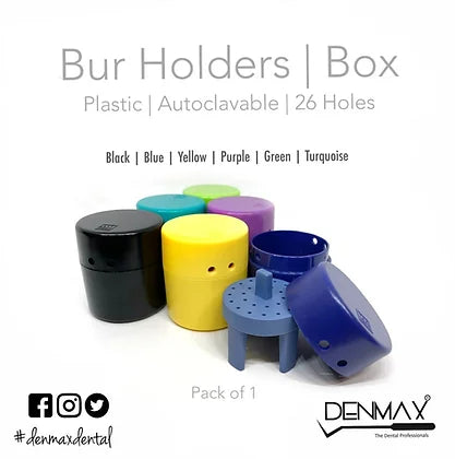 Denmax Bur Holders - Plastic - Vitalticks PVT LTD