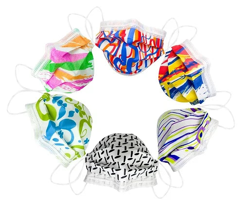Denmax Printed Face Mask in Assorted Premium Designs - 48 Pcs - Vitalticks PVT LTD
